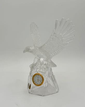 Orologio Aquila in cristalli anni 80