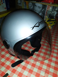 Casco jet grigio taglia s