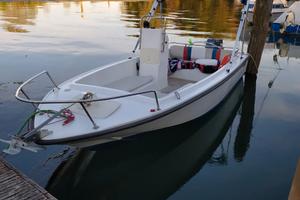 Open semicabinato pilotina barca 40 cv