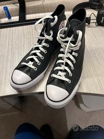 Converse All Star in pelle, Leather Nere