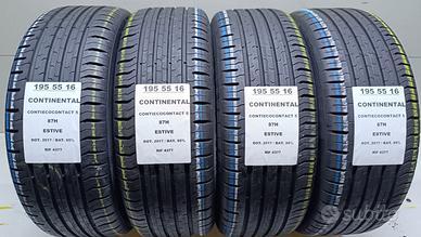 4 GOMME 195 55 16 CONTINENTAL RIF4377
