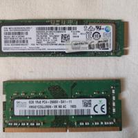 SSD 256GB NVME+ 8GB RAM DDR4 2666 SODIMM