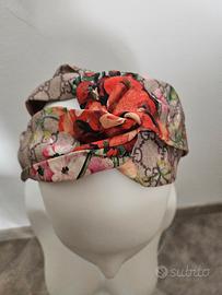 Fascia Capelli Gucci GG Blooms Seta