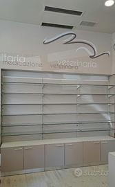 3 Mobili espositori farmacia/parafarmacia