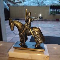 statuetta in bronzo pesante 