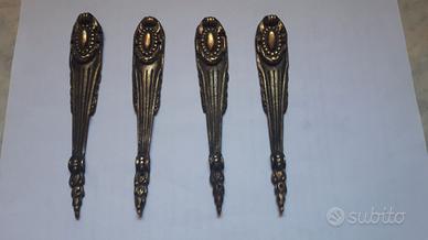 Decori  per Mobili  antichi Fregi in bronzo n ° 4 