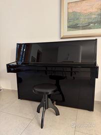 Pianoforte Bachmann verticale nero vintage