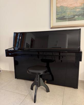 Pianoforte Bachmann verticale nero vintage