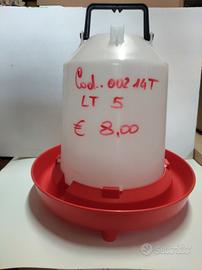 nuovo abbeveratoio 5 litri plastica