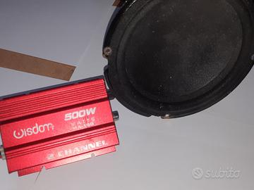 Amplificatore500w con subwoofer 