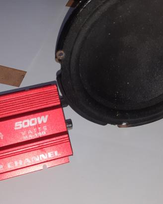Amplificatore500w con subwoofer 