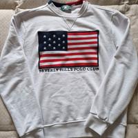 Felpa Beverly Hills Polo Club con bandiera USA 