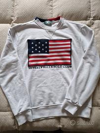 Felpa Beverly Hills Polo Club con bandiera USA 