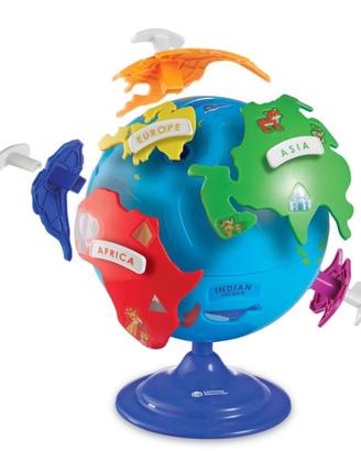 Gioco Mappamondo Puzzle Montessori