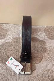 Cintura in vera pelle lunghezza 125 cm