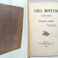 COLA MONTANO. STUDIO STORICO - LORENZI GIROLAMO