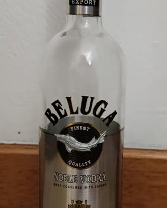 Bottiglia vuota Noble Vodka Beluga, 0,5 litri
