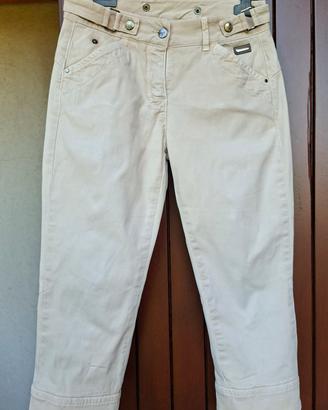 Pantaloni tg 42 Tru Trussardi Beige Chiaro 3/4