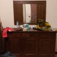 Mobile con specchio arte povera 