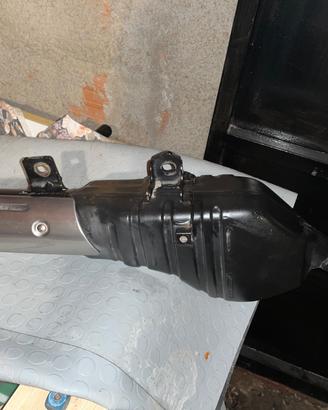 Scarico silenziatore Yamaha XT600 + paracalore