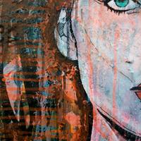 Dipinto unico su tela 100cm x 100cm x 4cm