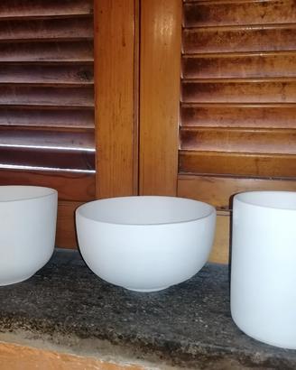 3 vasi di terracotta varie forme per piante 