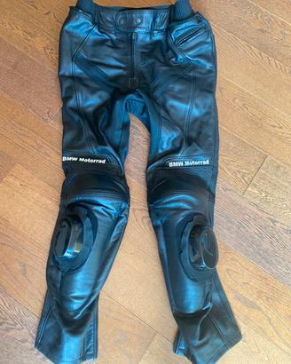 Pantaloni moto in pelle