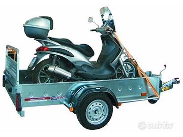 Trasporto moto cose con carrello rimorchio