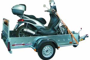 Trasporto moto cose con carrello rimorchio