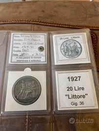 20 Lire “LITTORE”1927