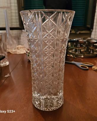 vaso in cristallo 