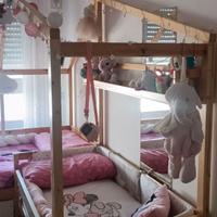Letto Montessori doppio