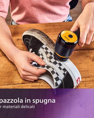 Philips Sneaker Cleaner per Pulizia Scarpe,