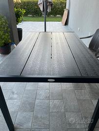 Tavolo da giardino in alluminio