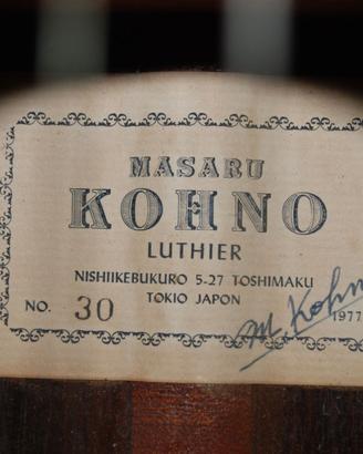 Chitarra classica da concerto  Masaru Khono (1977)