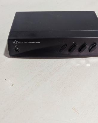 Switch Audio/Video HQ 4 Porte