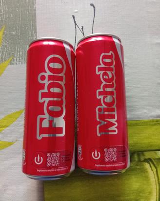 lattine coca cola vuote nomi 