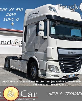 RIF.1034 DAF XF 510-TRATTORE STRADALE-2014-€6