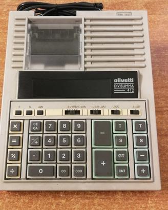 Calcolatrice Olivetti con cavo elettrico 