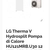 LG Therma V

Pompa di calore 