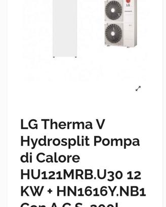 LG Therma V

Pompa di calore 