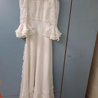 vestito da sposa vintage anni 70 