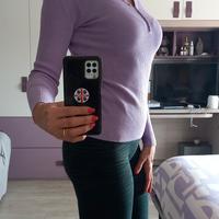 Maglione leggero con motivo a trecce Ishue' 