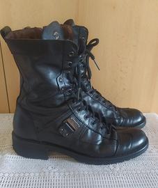 Nero giardini anfibi pelle nera n.37