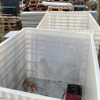 Cassoni bins plastica su ruote