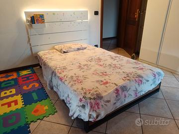 Letto 120x190 con materasso e testiera