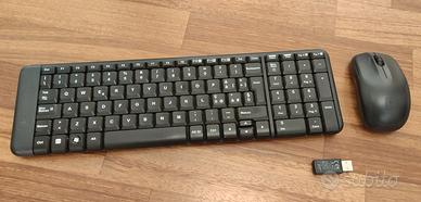 Tastiera e mouse Logitech wireless versione compat