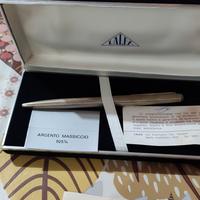 Penna argento massiccio 