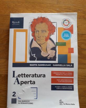 ISBN 9788830211728  Letteratura Aperta 2