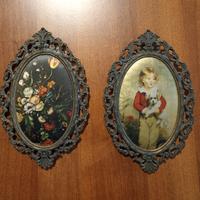 quadretti ovali vintage 